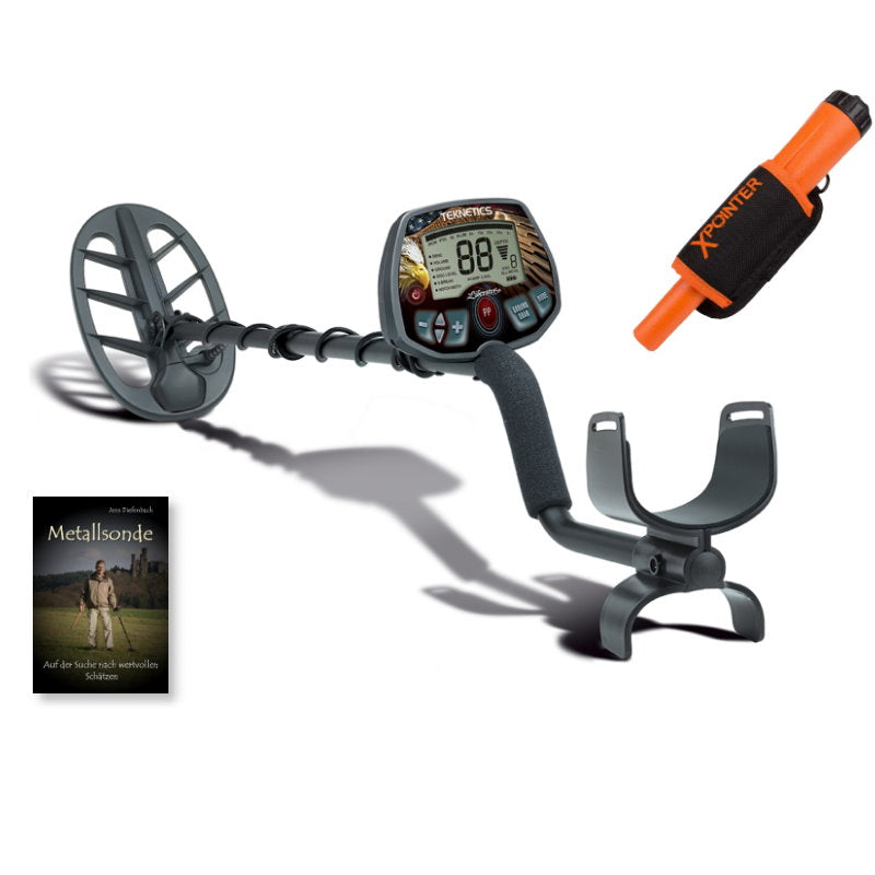 Metalldetektor Teknetics Liberator & Xpointer Pinpointer & Schatzsucherhandbuch