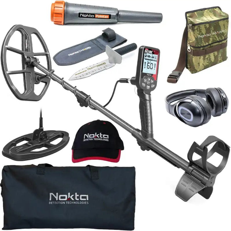 Metalldetektor Nokta Triple Score Pro & Nokta Pinpointer & Nokta Zubehörpaket als Gratiszugabe