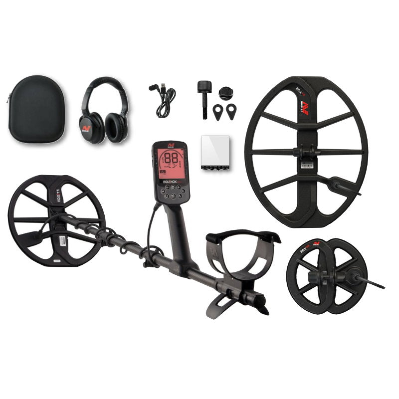 Metalldetektor Minelab Equinox 900 mit zusätzlicher EQX15 Suchspule
