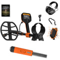 Quest V80 Metalldetektor mit Funkkopfhörer & Xpointer Magic MAX Pinpointer & Schatzsucherhandbuch