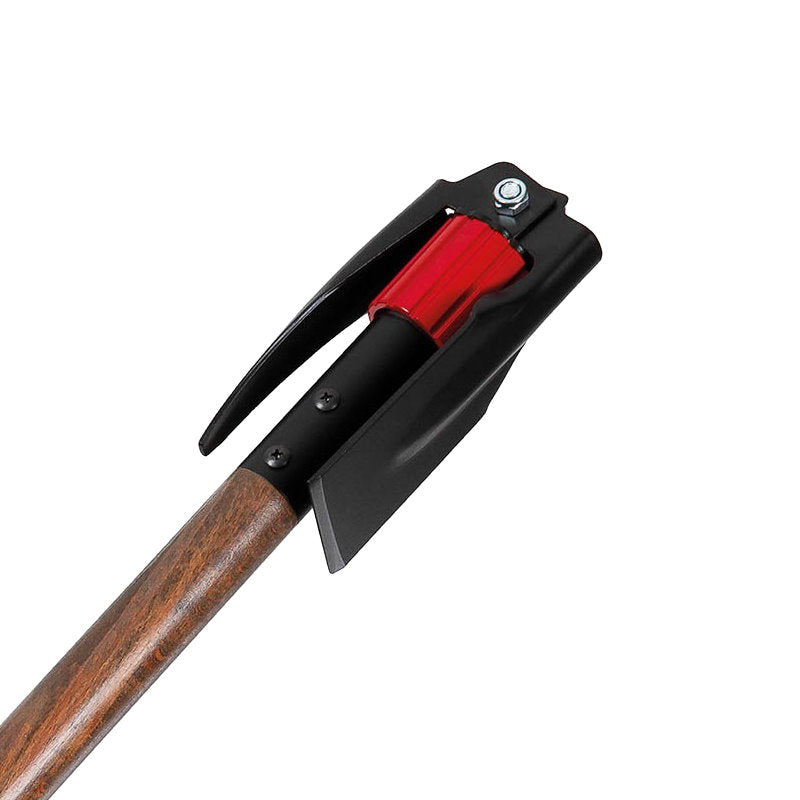 Klappbarer Grabepickel für Schatzsucher eingeklappt