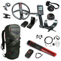 Metalldetektor Set XP DEUS 2 28cm WSA2 Suchspule, MI6 Pinpointer & Rucksack 