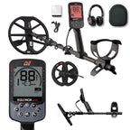 Metalldetektor Minelab Equinox 900 mit Funkkopfhörer und 2 Suchspulen